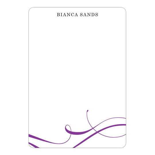 Elegant Flourishes Petite Flat Note Cards